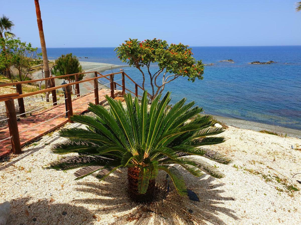 Astrofegia Beachfront Villa Pomos Buitenkant foto